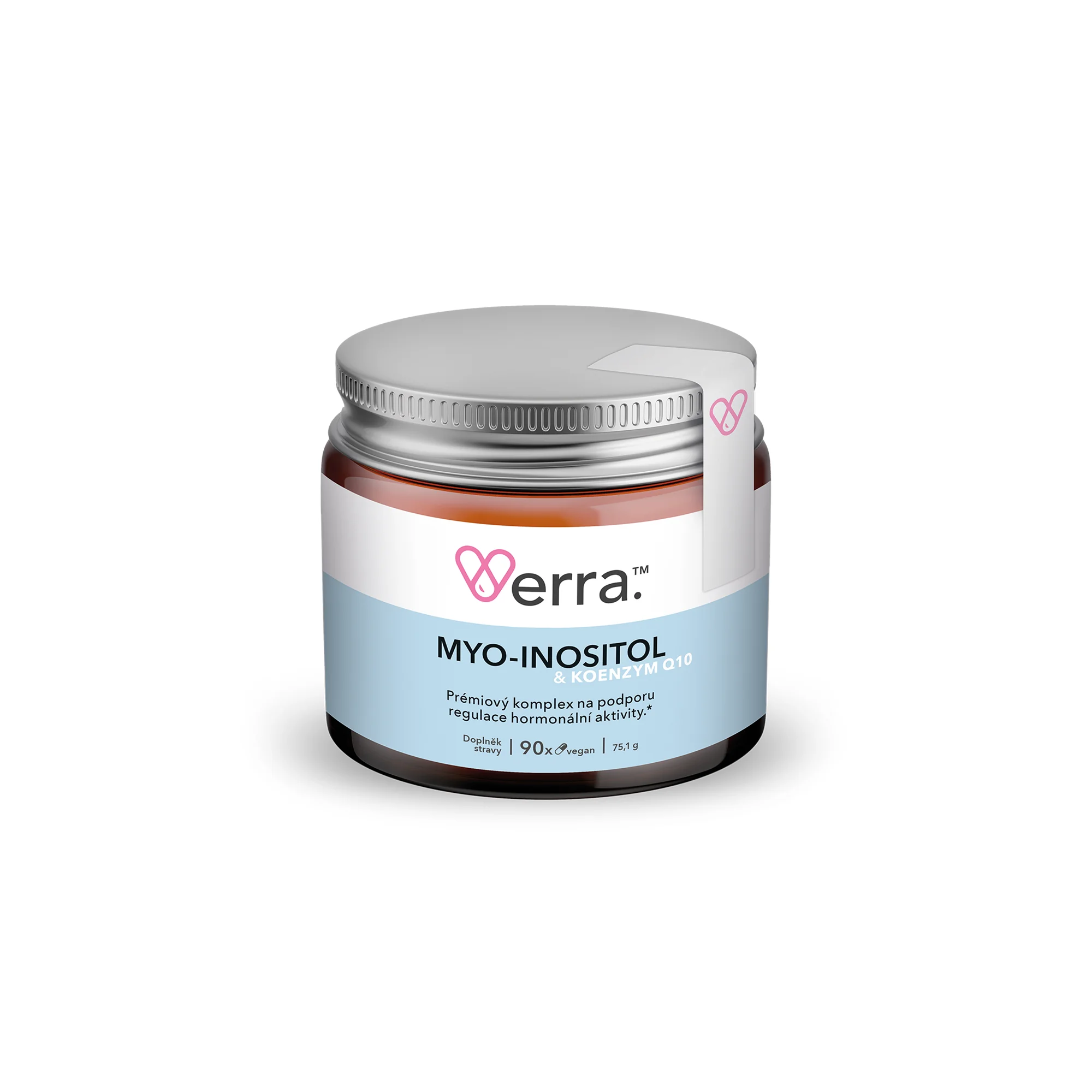 Verra Myo-inositol s koenzýmom Q10 90 cps