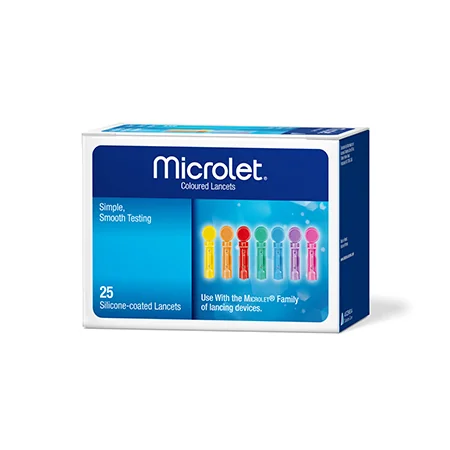MICROLET LANCETY 1×25 ks, lancety do odber. pera