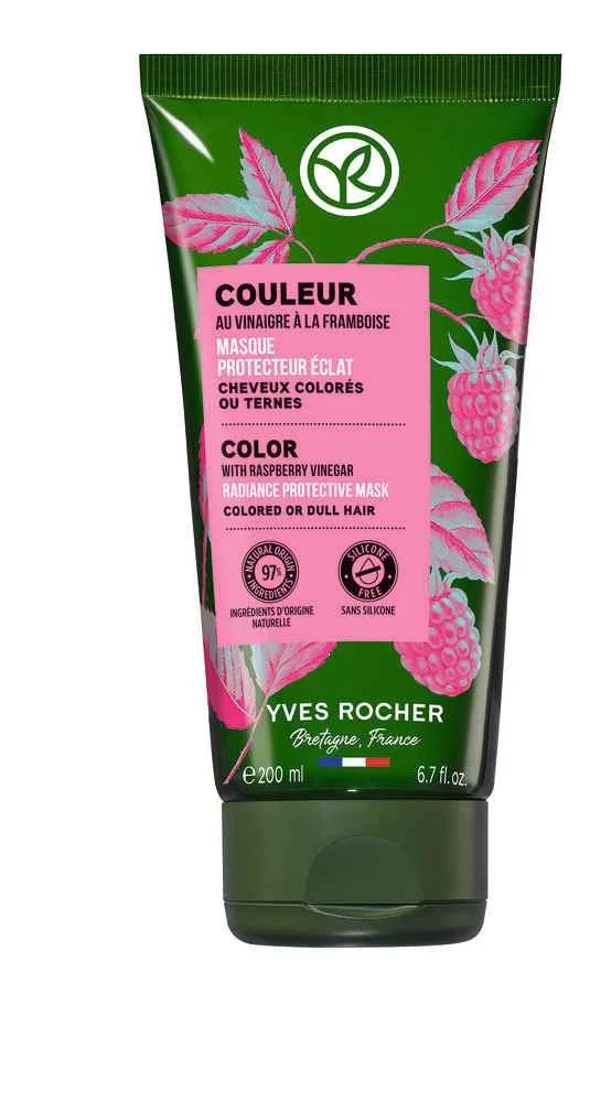 Yves Rocher Maska na farbené vlasy 1×200 ml, maska na oživenie farby a lesku vlasov