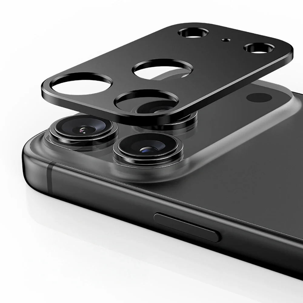 Tech-Protect CamAlloy Fit ochranné sklo na kameru na iPhone 17 Pro, či erne