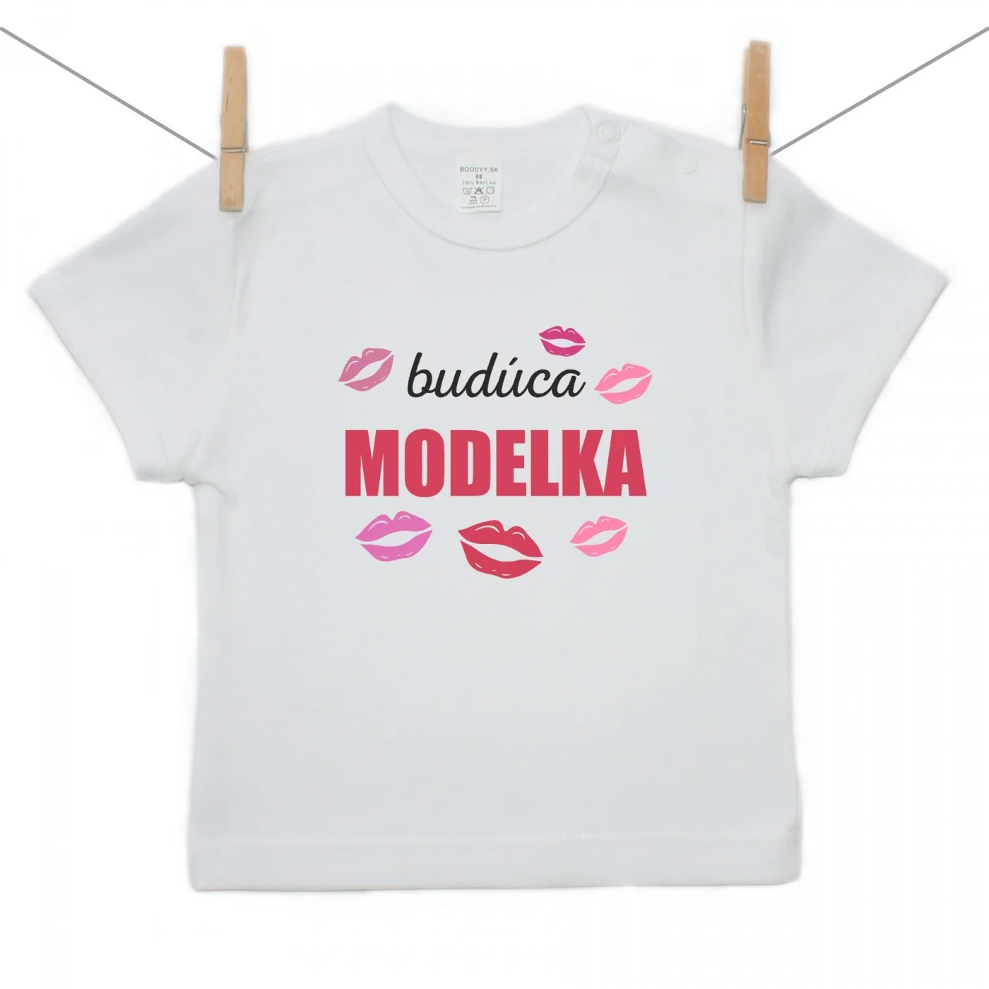 Boodyy Tričko s krátkym rukávom Budúca modelka Veľkosť: 68