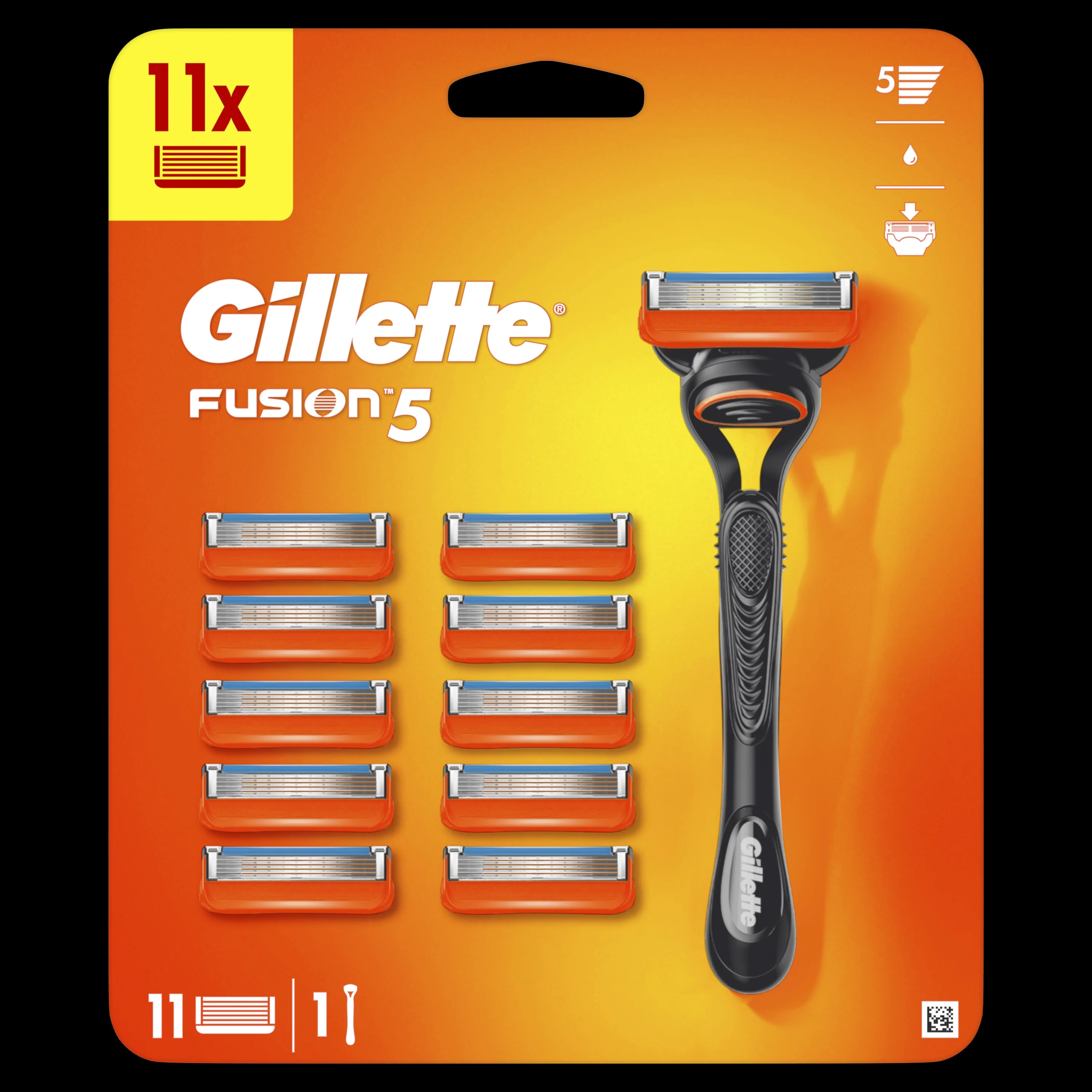 Gillette Fusion Special Pack Strojcek + 11nh 1×1 ks, holiaci strojček