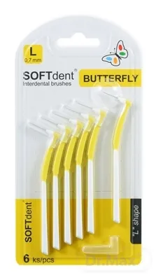 Medzizubné kefky SOFTdent Butterfly L 0,7 mm