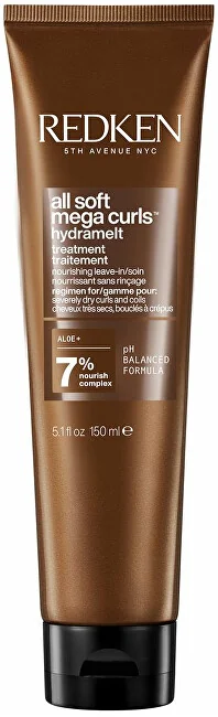 Redken Bezoplachová starostlivosť pre suché kučeravé a vlnité vlasy All Soft Mega Curl s Hydramelt 1×150 ml, kondicionér