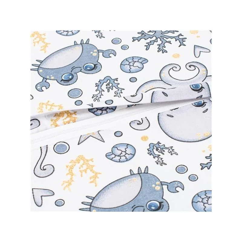 Detský podsedák na stoličku New Baby BASIC chobotnice blue ,