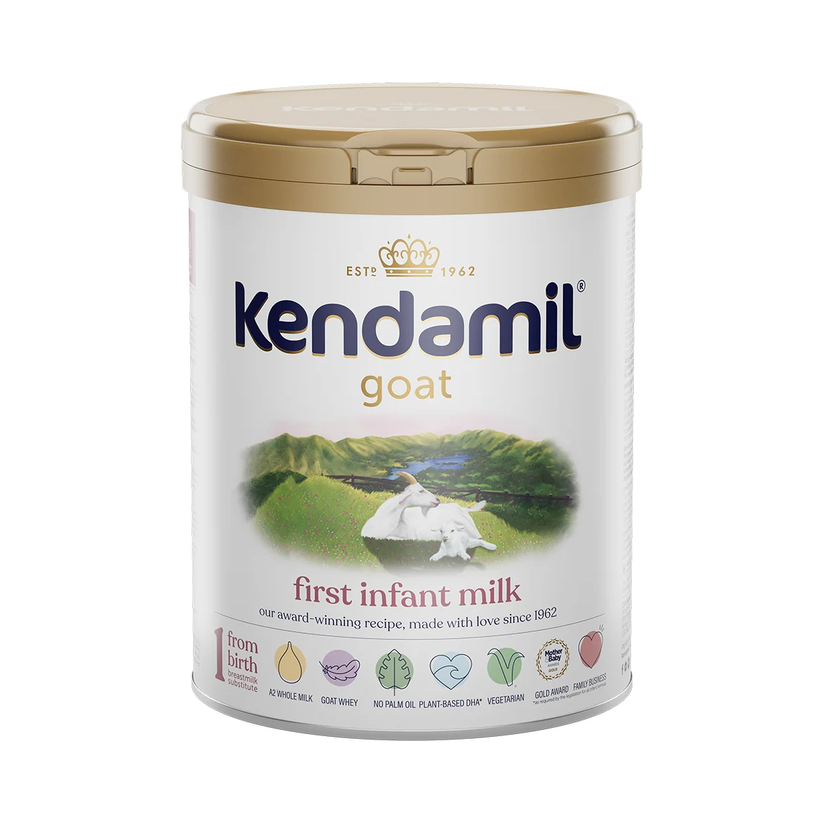 KENDAMIL Kozie Dojčenské Mlieko 1 800 g