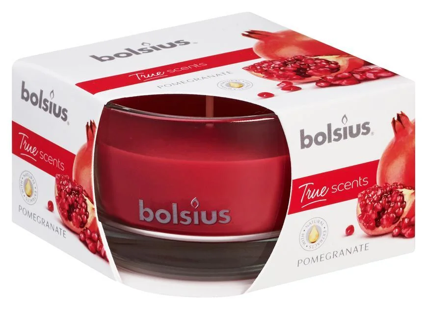 Bolsius Aromatic 2.0 Sklo 80x50mm Pomegranate, vonná sviečka 1×1 ks, vonná sviečka