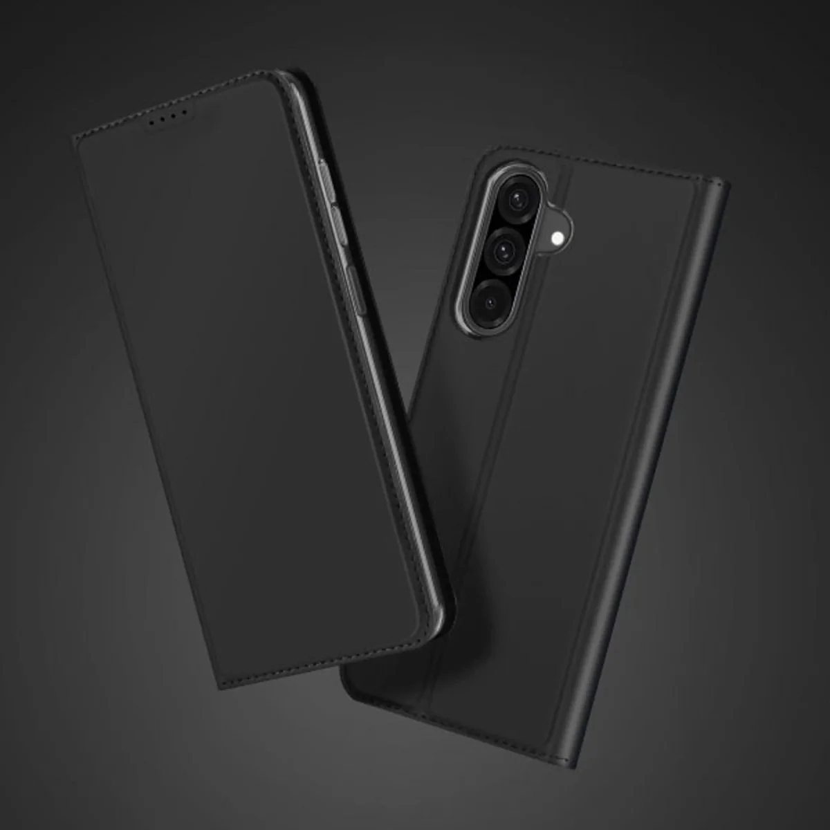 Dux Ducis Skin Pro knižkové puzdro na Samsung Galaxy A26 5G, čierne