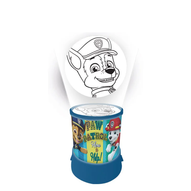 Kids Euroswan Cylindrický LED projektor Paw Patrol KE-PW16703