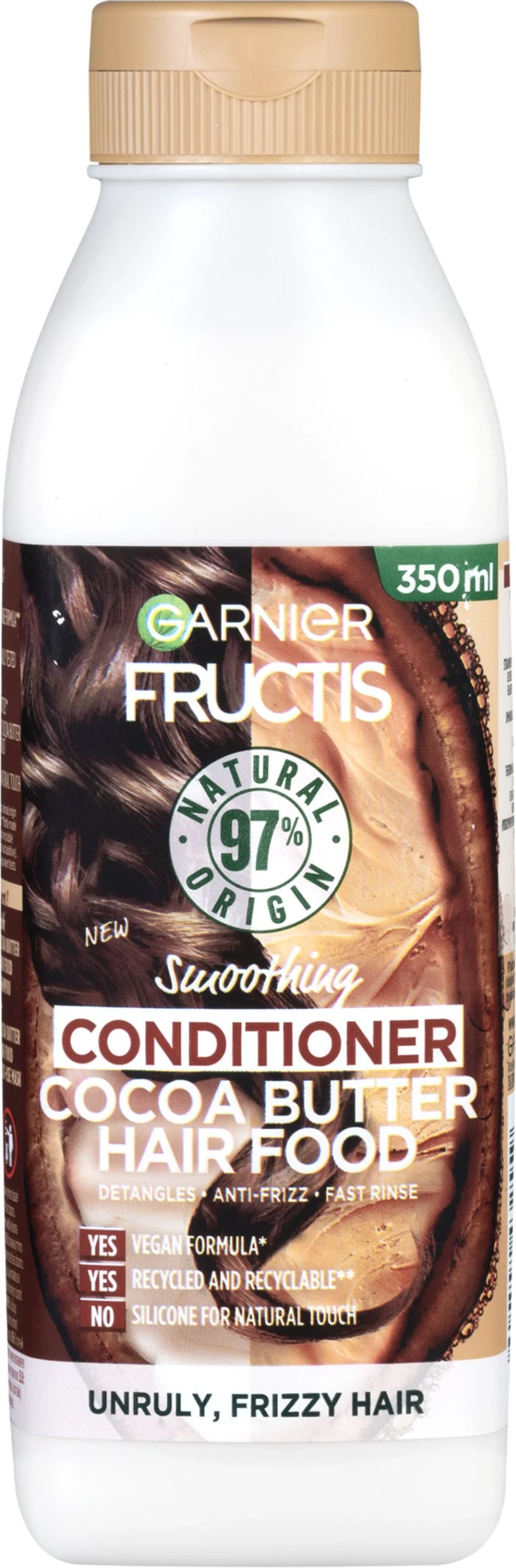 Garnier Fructis Hair Food Cocoa Butter uhladzujúci balzam 1×350 ml, balzám