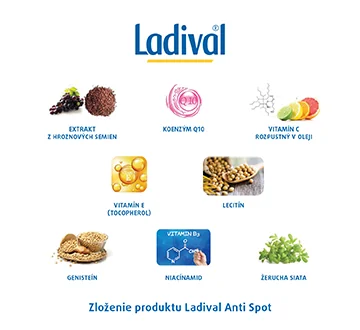 LADIVAL Anti Spot OF 50+ 1×50 ml, krém na tvár, OF 50+