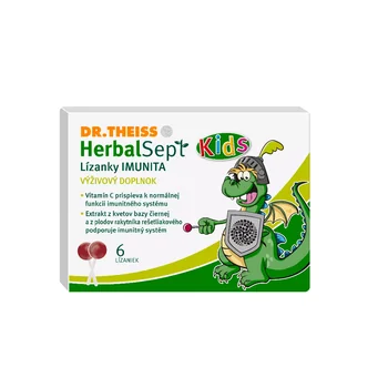 HERBALSEPT KIDS lízanky IMUNITA 1×6ks, lízanky
