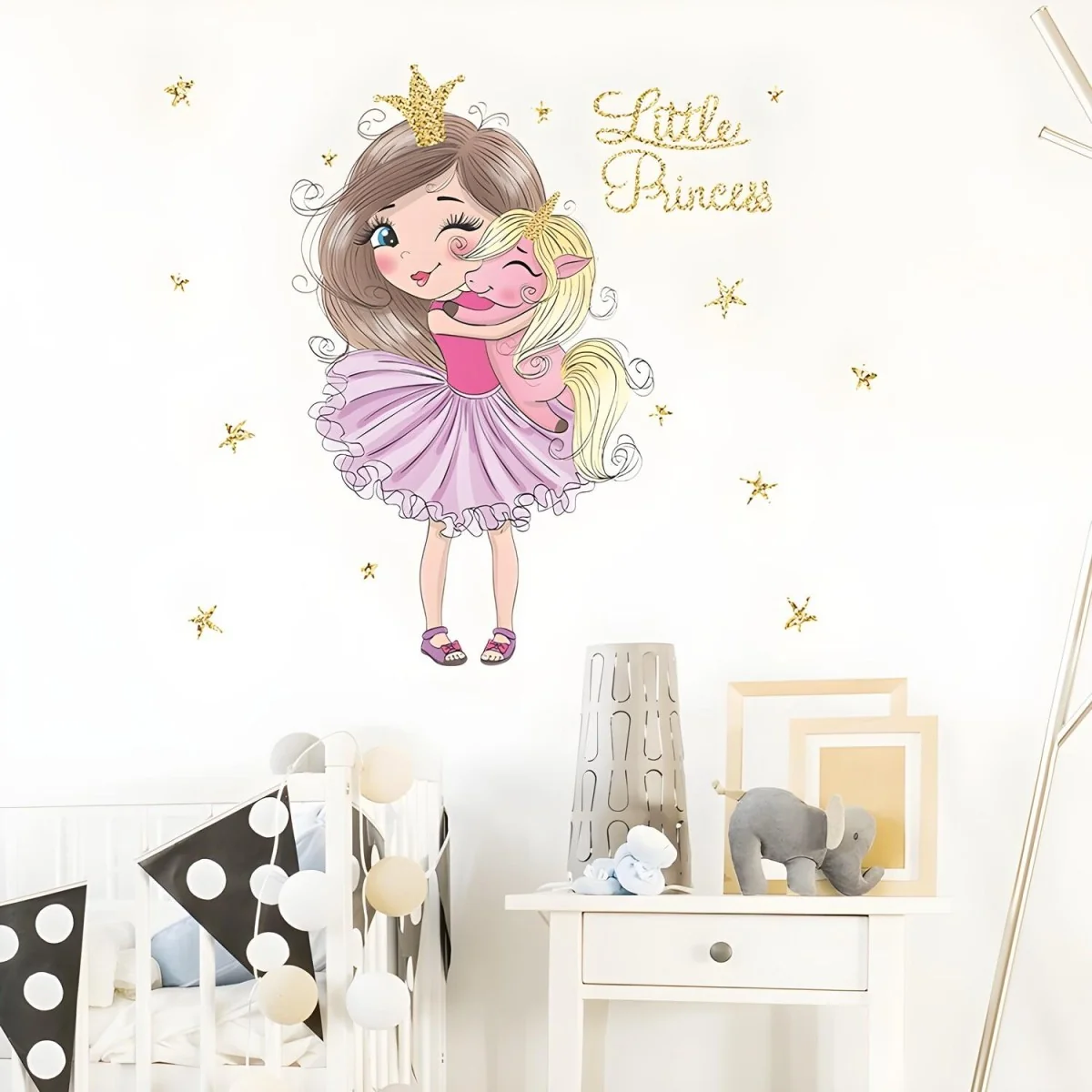 Samolepka na stenu/Tapeta Little Princess