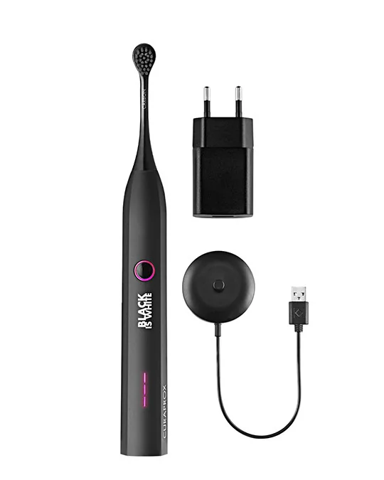 CURAPROX HYDROSONIC BLACK IS WHITE hydrosonická zubná kefka 1 ks