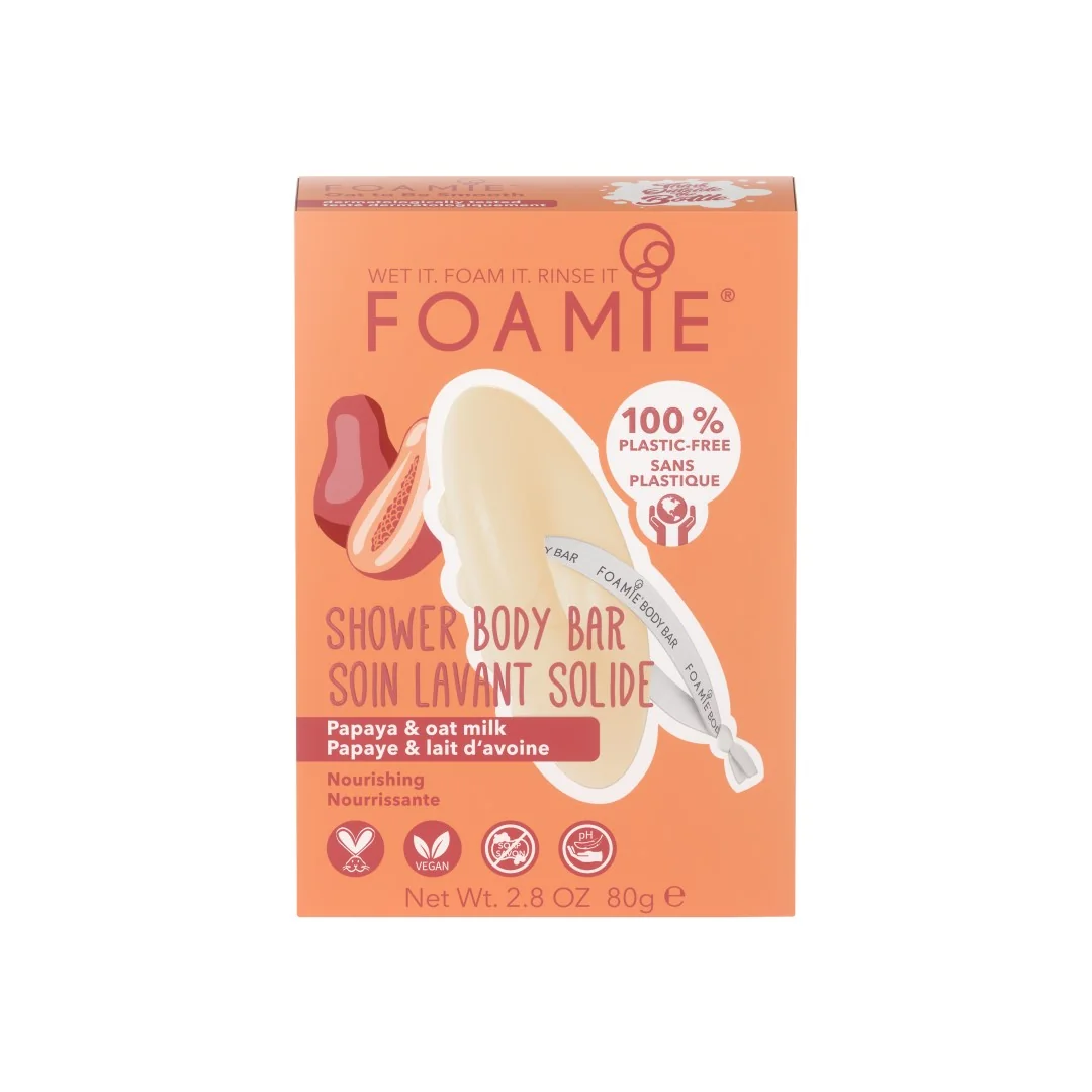 Foamie Tuhá sprchová starostlivosť Oat to Be Smooth 1×80 g, tuhý sprchový gél