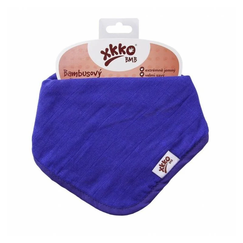 XKKO BMB bambusový detský slintáčik/šatka Ocean Blue