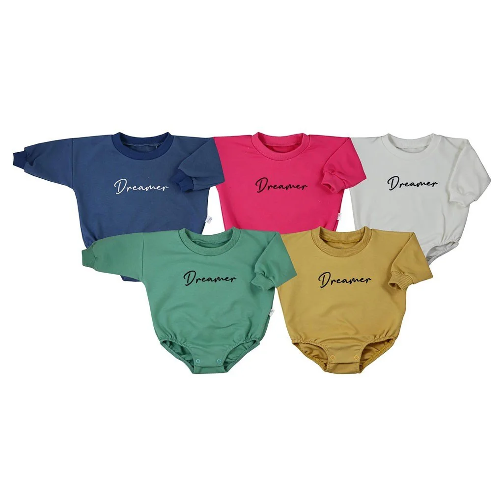 Dojčenské teplákové body baggy Koala Dreamer tmavo ružová, vel. 68 (4-6m)