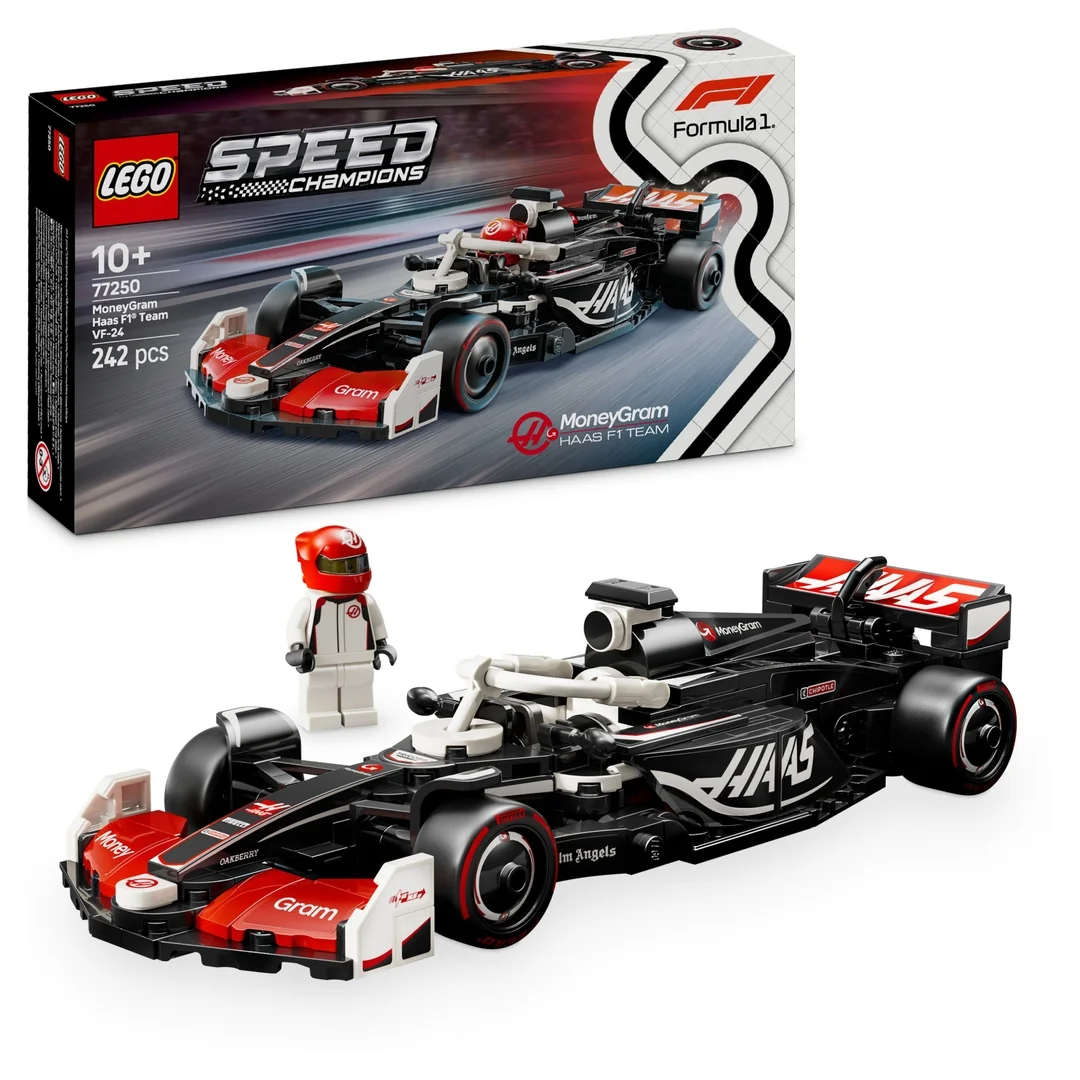 LEGO® Speed Champions 77250 Pretekárske auto MoneyGram Haas F1® Team VF-24