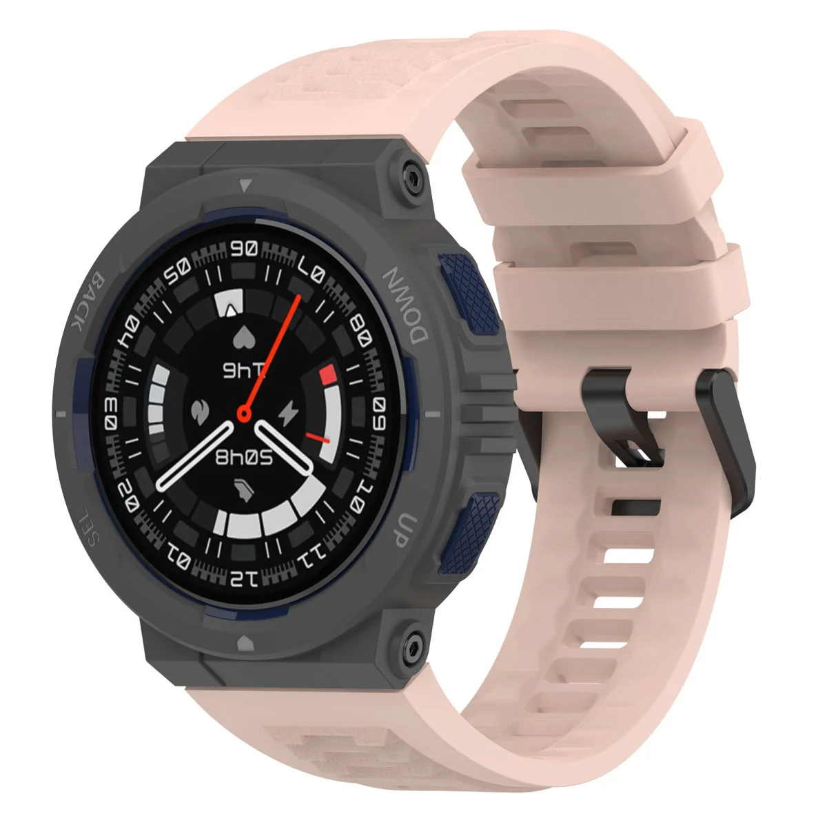 BStrap Silicone remienok na Xiaomi Amazfit Active Edge sand pink