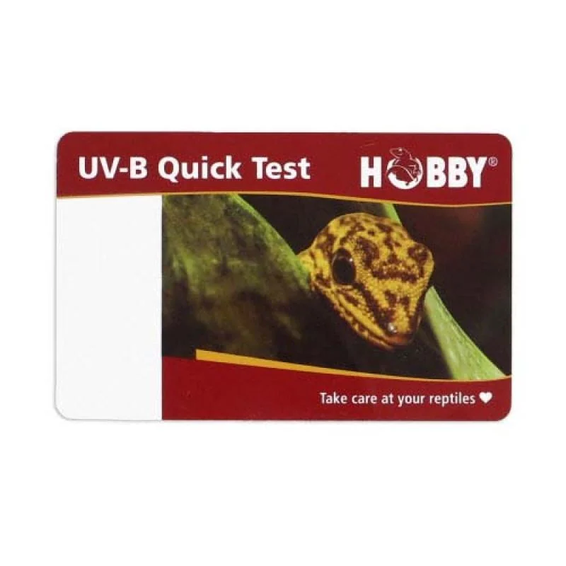 HOBBY rýchly test na meranie UVB žiarenia do terária 2ks