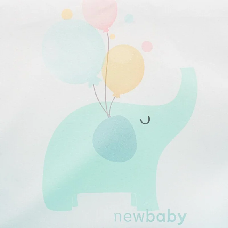 Detské rozkladacie kreslo New Baby Elephant mätová , 20C52579