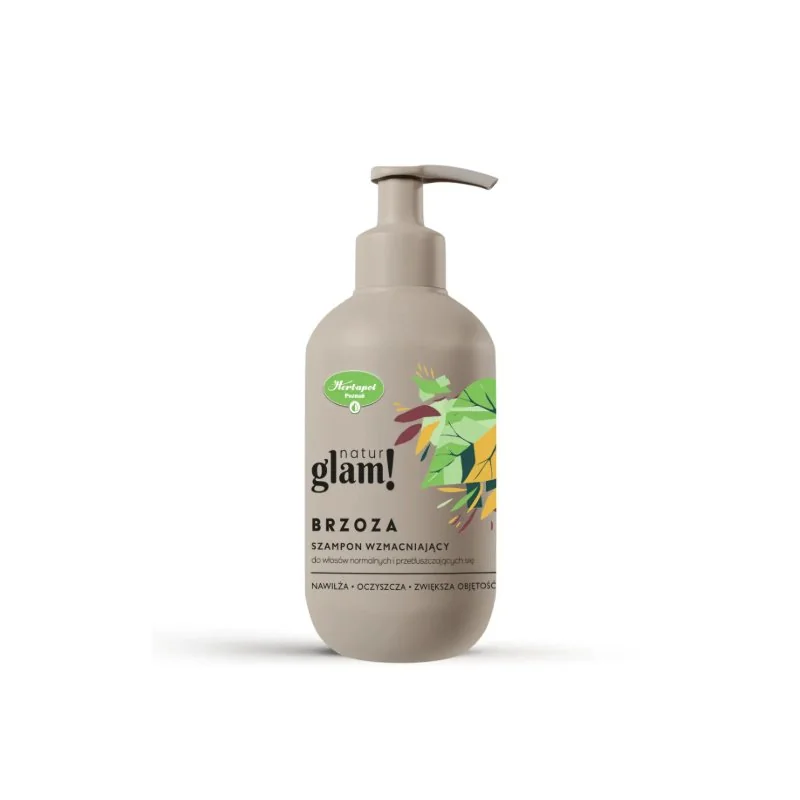 NaturGlam Brezový šampón na vlasy 300 ml normálne a mastiace sa
