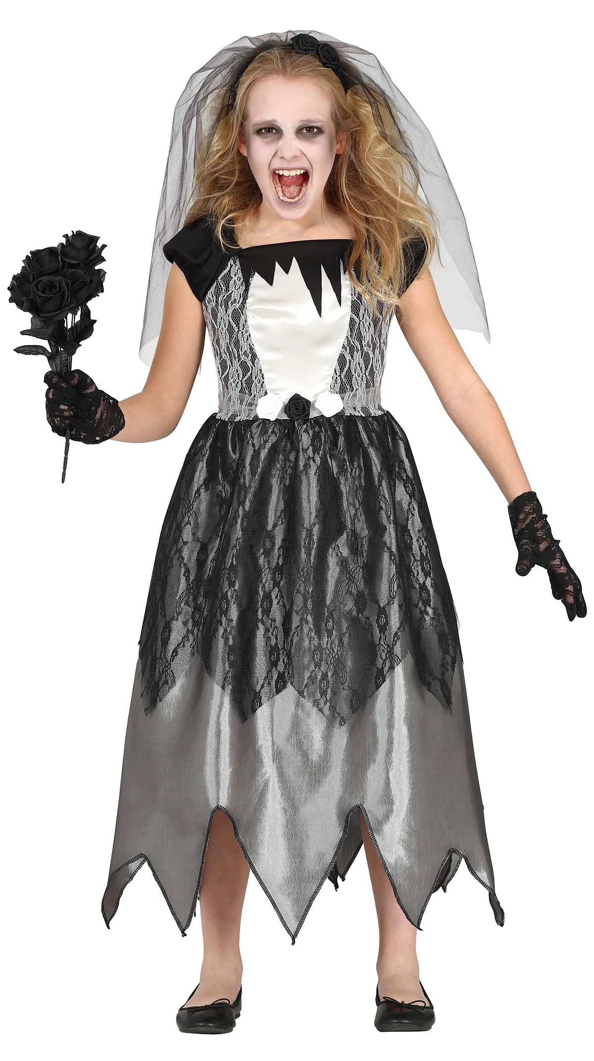 Kostým Zombie nevesta 10-12 rokov