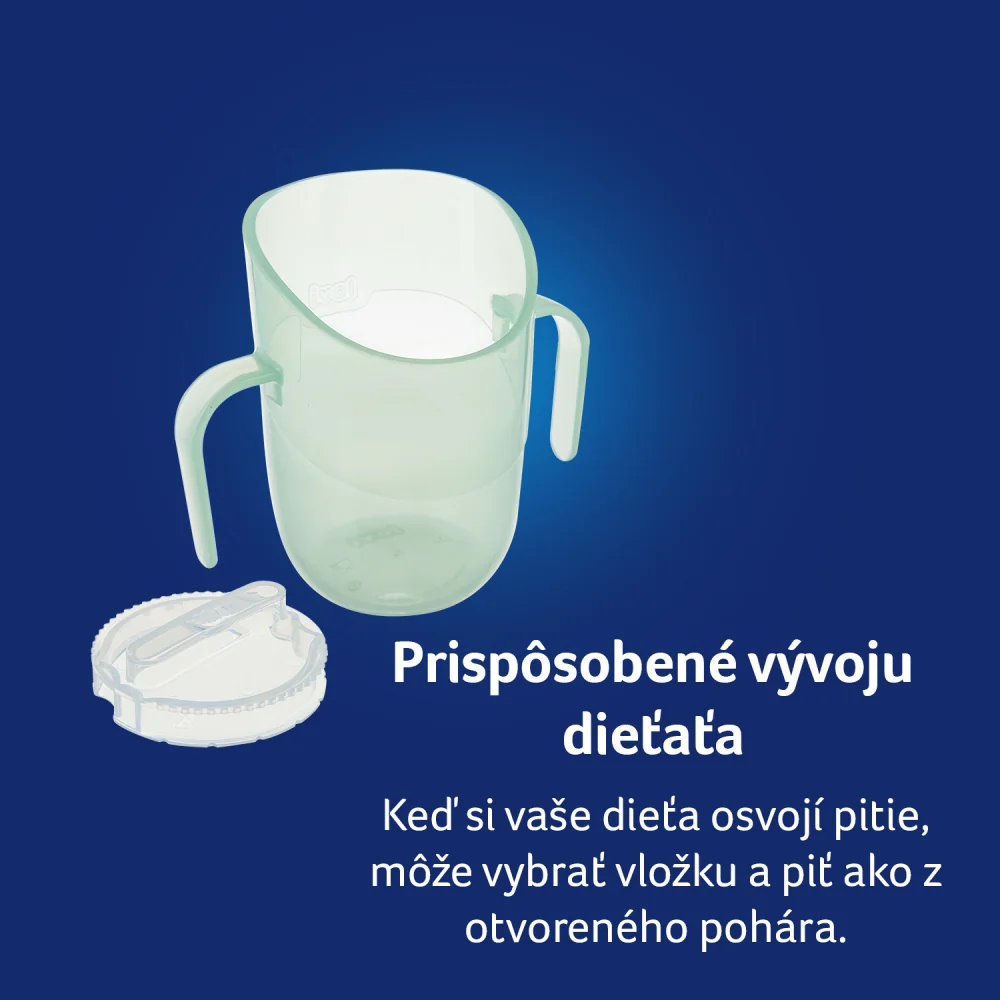 LOVI Hrnček tréningový GENIUS 150ml Pistachio 1 ks