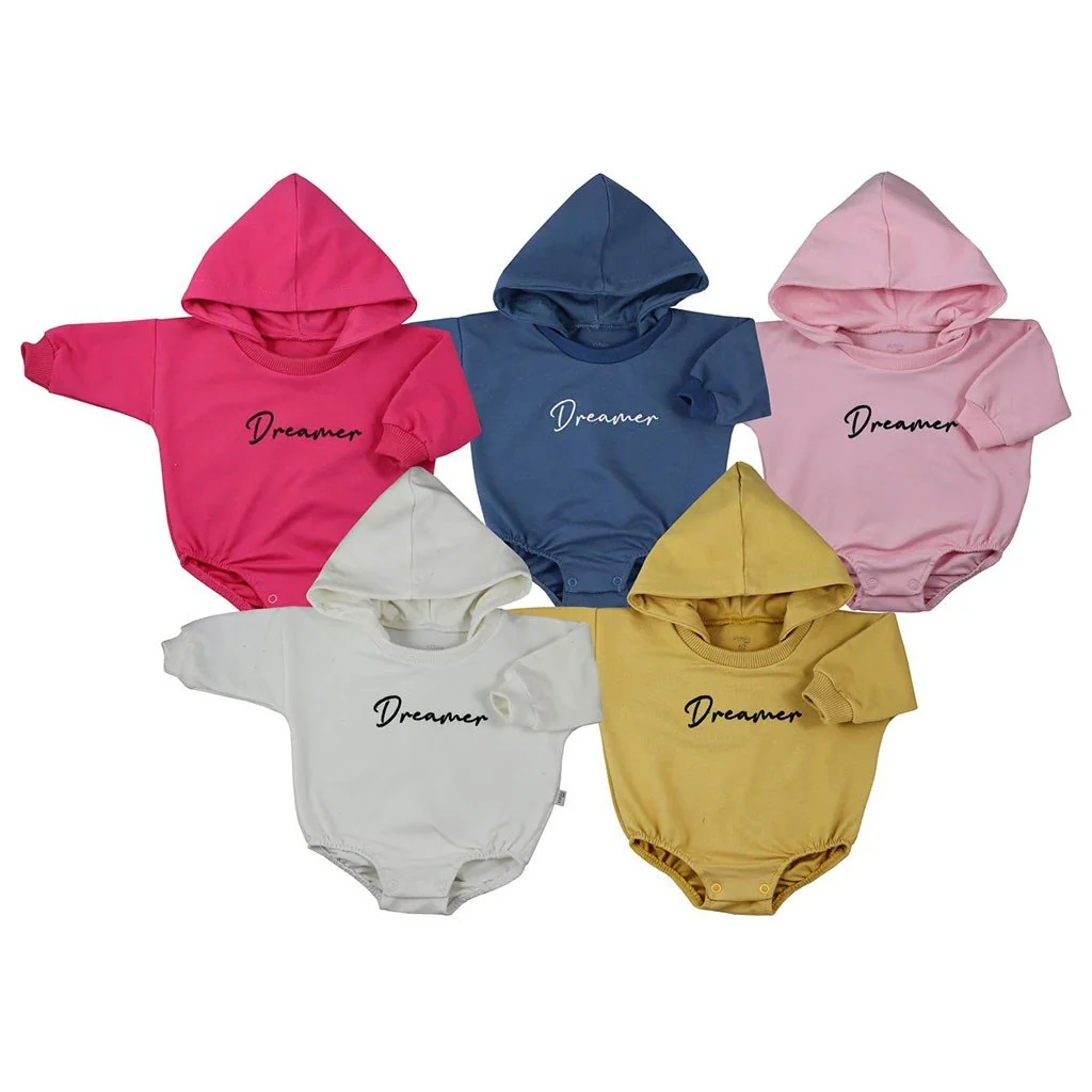 Dojčenské teplákové body s kapucňou baggy Koala Dreamer zelená, vel. 74 (6-9m)