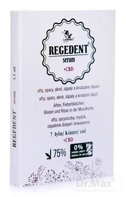 CANNABIOpharm REGEDENT serum + CBD 1×1,2 ml, CBD sérum