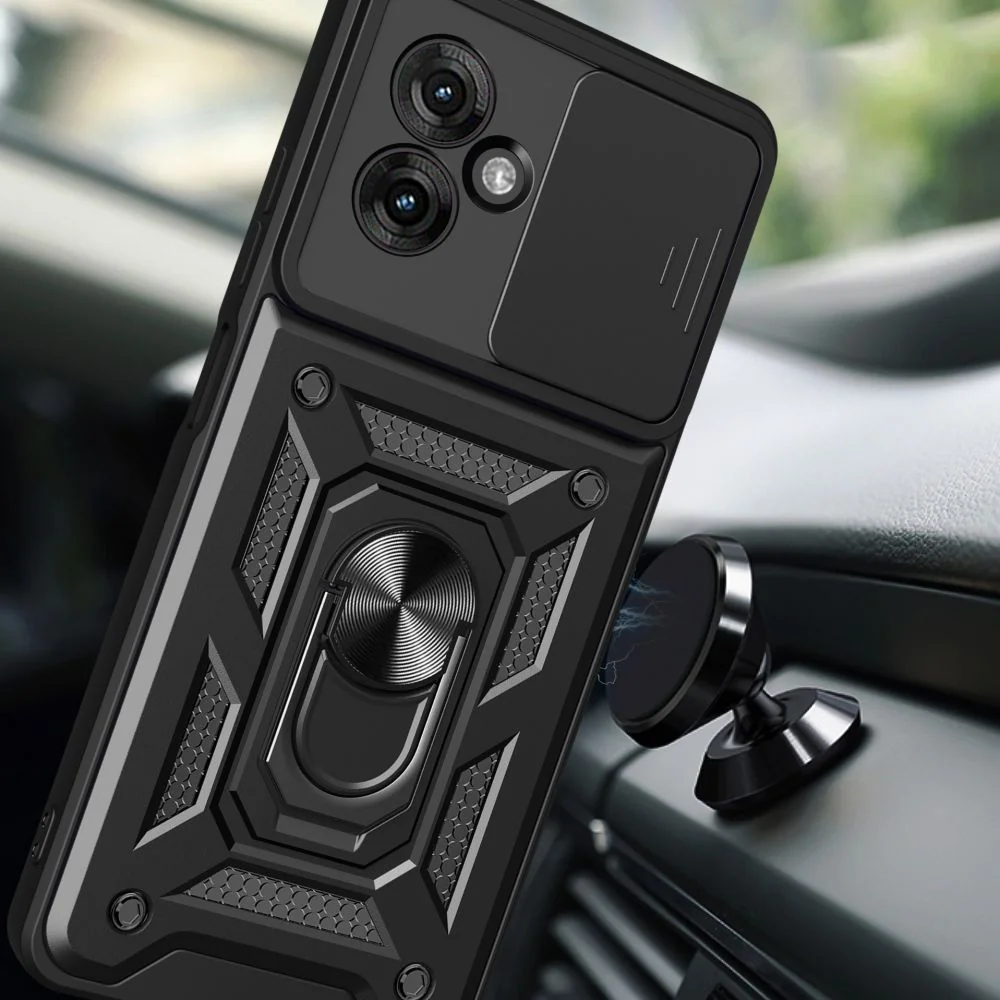Tech-Protect Camshield Pro kryt na Motorola Moto G55 5G, čierny