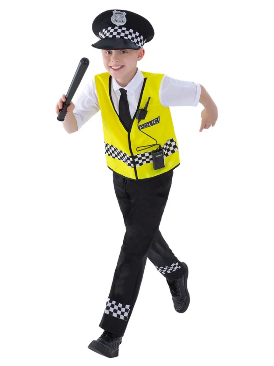 Detský kostým Policajt reflexný 7-9 rokov
