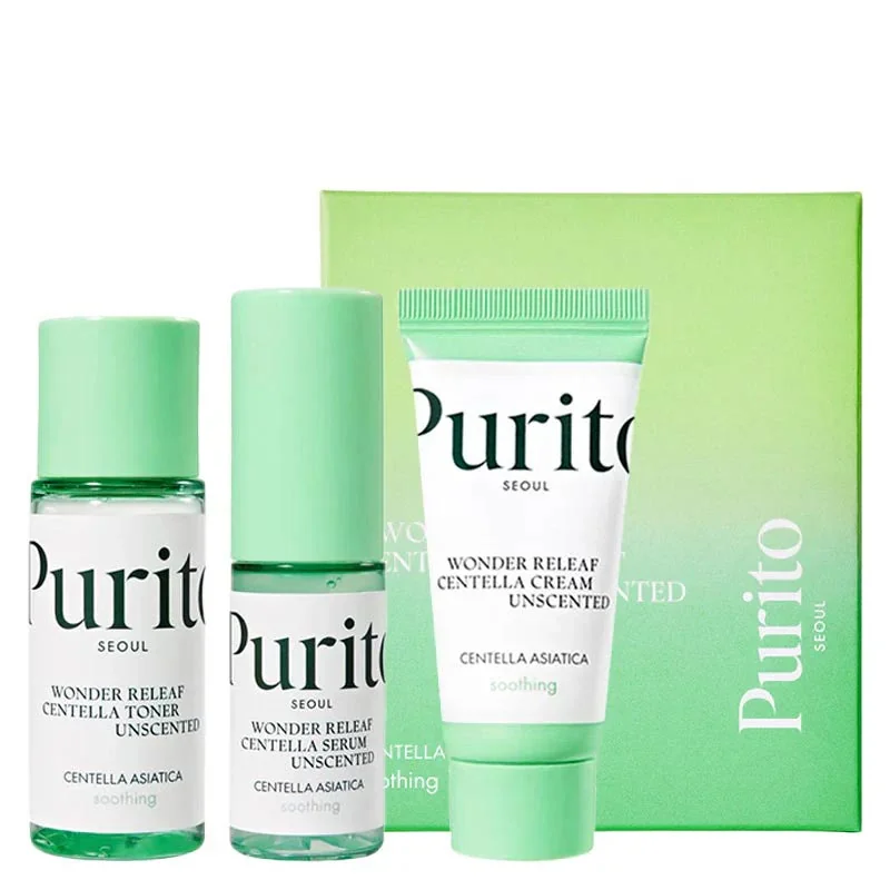 Purito Wonder Releaf Centella Mini Kit Unscented 3 ks