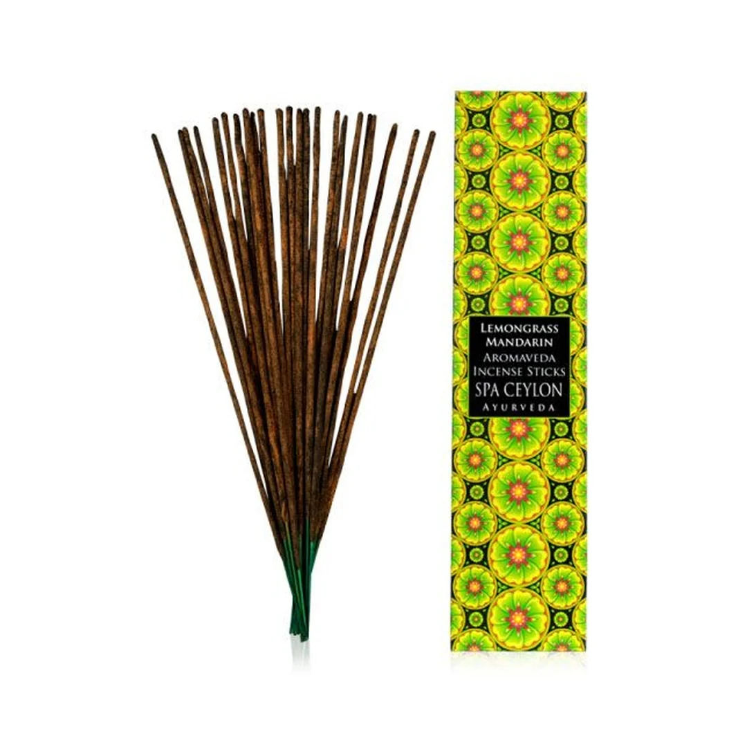 Aromatické vonné tyčinky Lemongrass Mandarin 30 ks, citrónová tráva