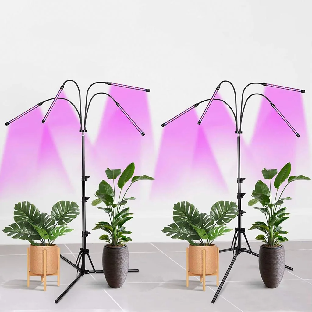 MG Plant Light Tripod LED lampa na rastliny 36W, čierna
