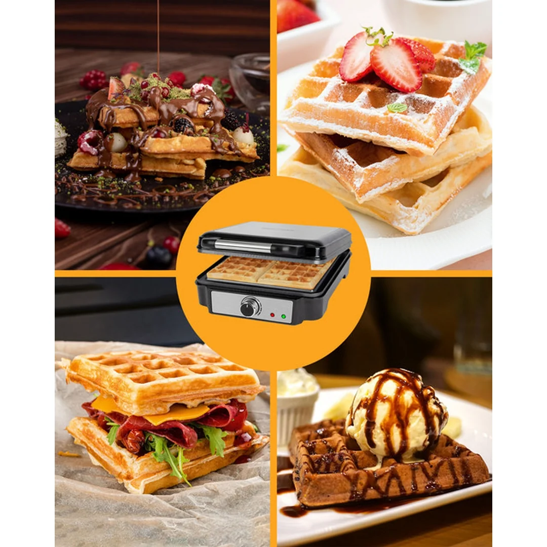 ProfiCook WA 1241 vaflovač na bruselské vafle 24x24 cm 1200 W