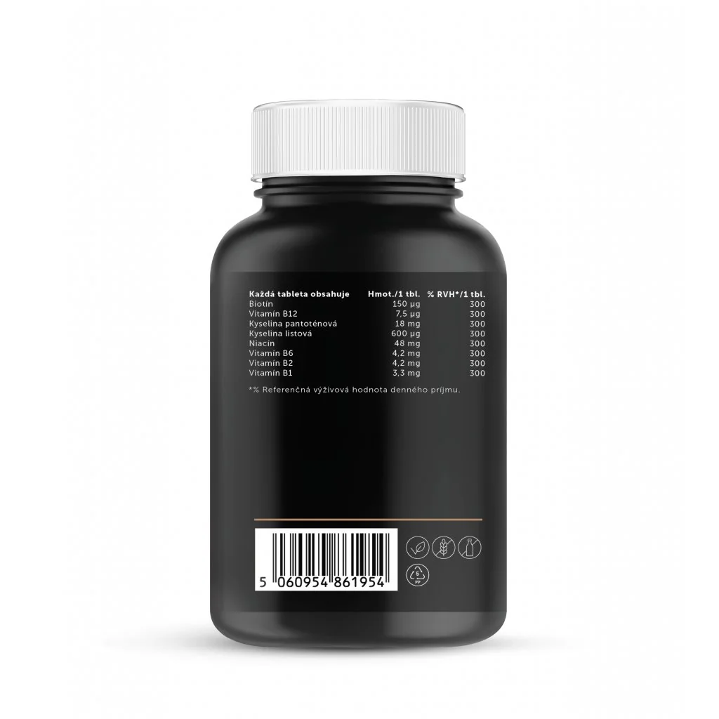 Silwer Vitamín B Komplex Forte 360 tabliet. Energia, nervy, pokožka a vlasy.