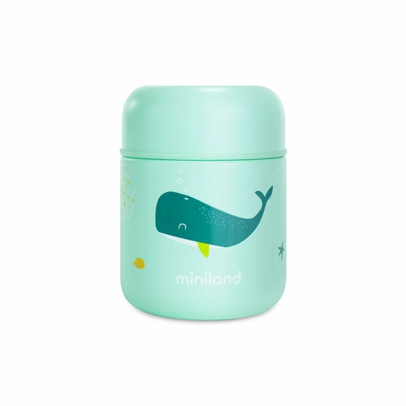 Miniland Ocean detská termoska na jedlo Veľryba 280 ml