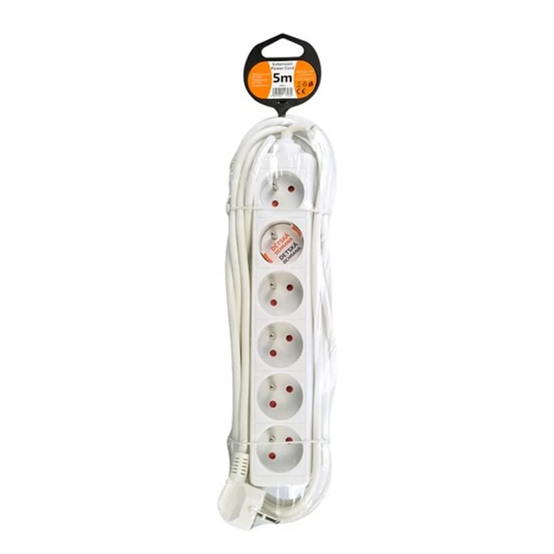 Predlžovací kábel 5m/6z PK56