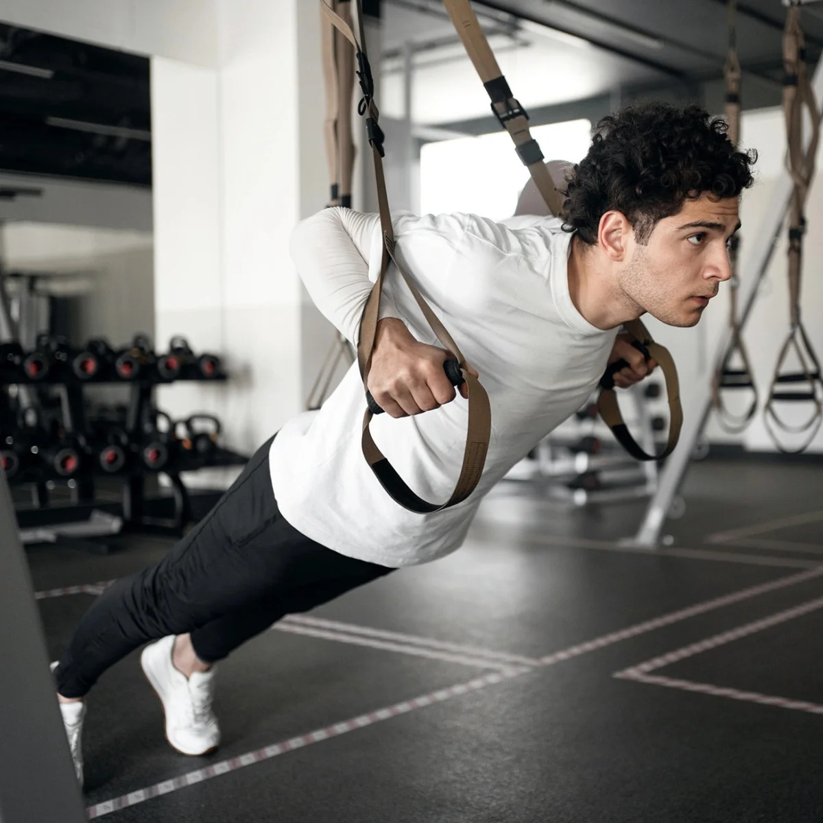 MG Exercise Bands závesný posilňovací systém, khaki