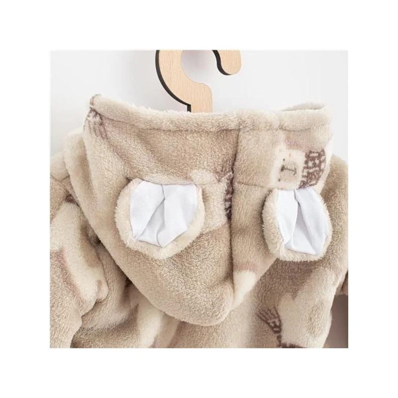 Dojčenská Wellsoft zimná mikinka s kapucňou New Baby Polar Bear 62 (3-6m)