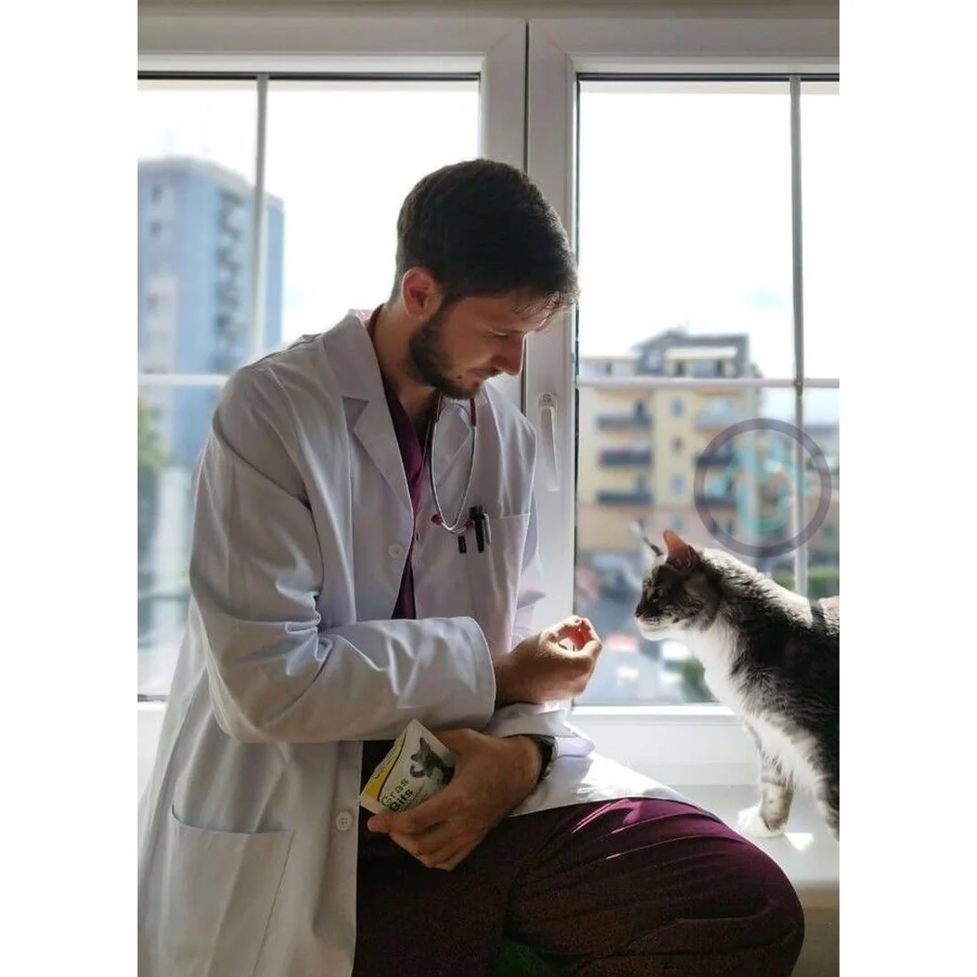Pánsky lekársky plášť - biela 50