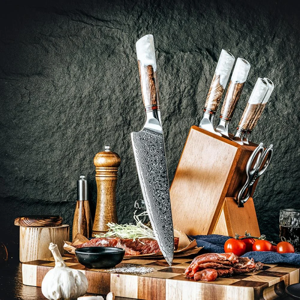 Damaškový kuchynský nôž Sora Chef 20,5 cm