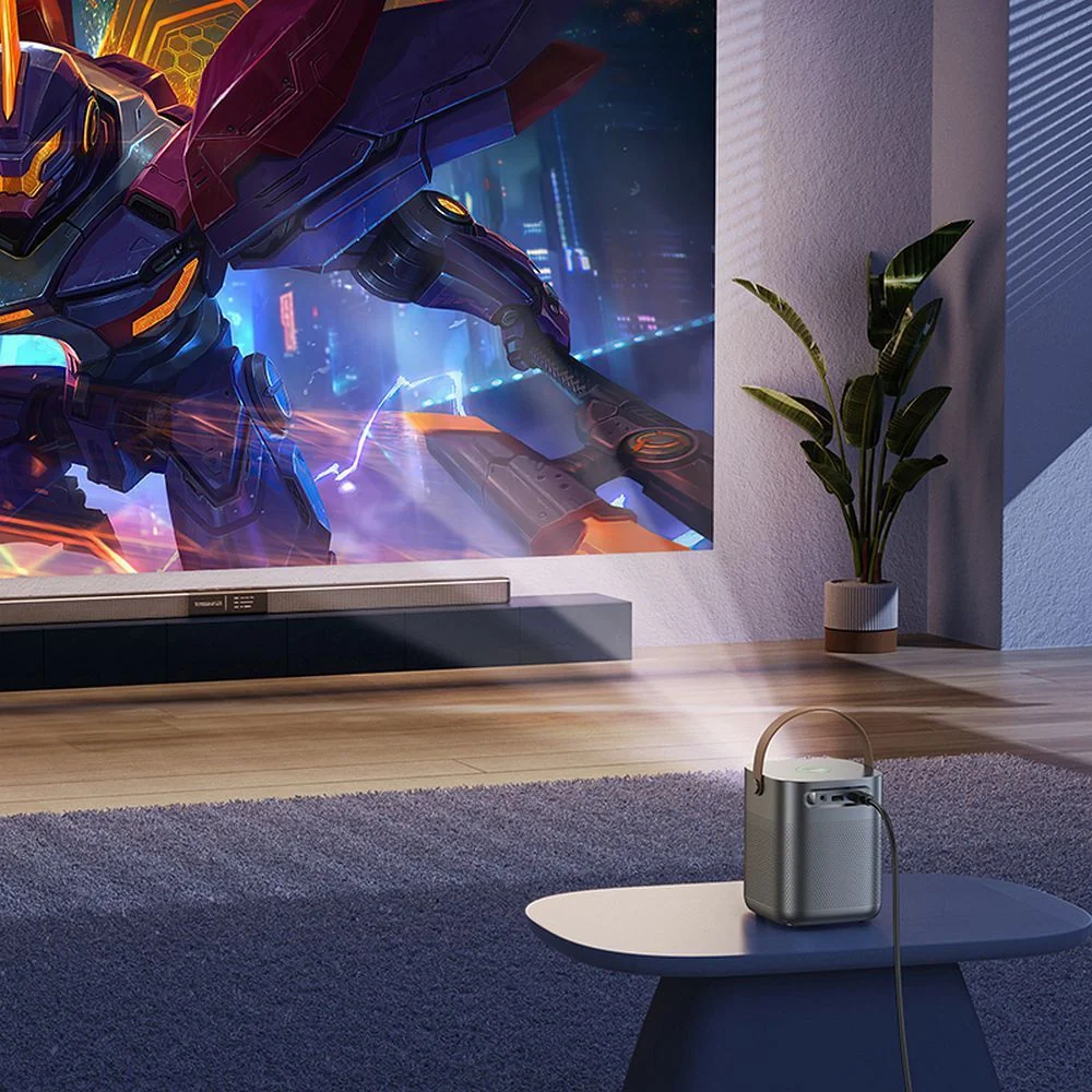 Hoco DT4 Bluetooth projektor Wi-Fi Android HD 720P, šedý