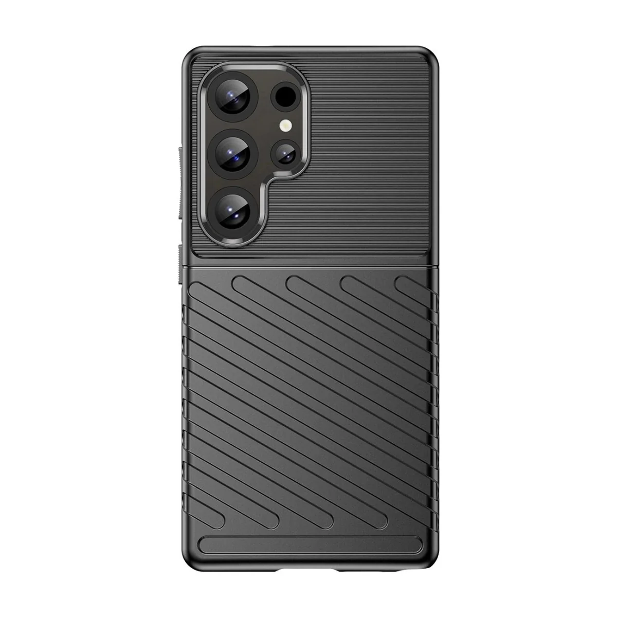 MG Thunder kryt na Samsung Galaxy S25 Ultra, čierny
