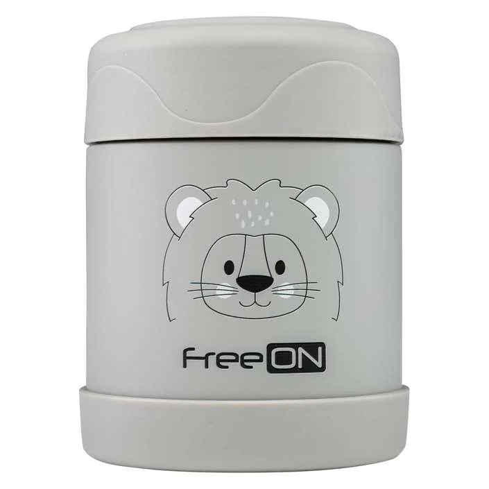 Termobox na jedlo 350ml FreeON - sivý levík