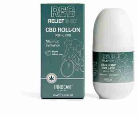 RELIEF & GO - CBD BODY ROLL-ON 300 MG CBD 1×75 ml, roll on gél