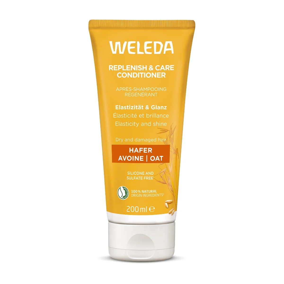 WELEDA Ovsený regeneračný kondicionér 1×200 ml, kondicionér na suché vlasy