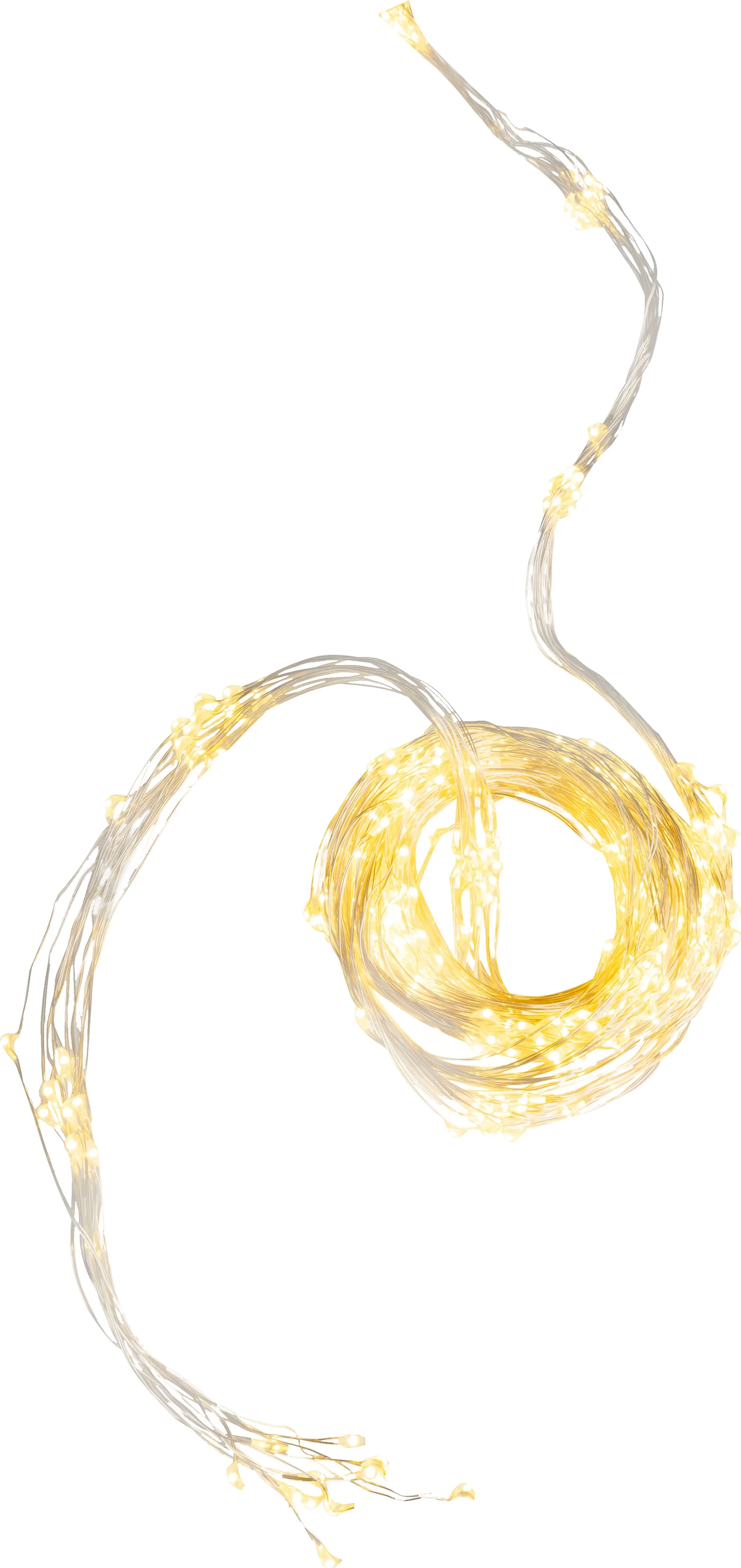 MagicHome LED reťaz Twisted Stars 360S, 1 ks 360 LED, teplá biela, 230 V, IP44, exteriér, 3 m