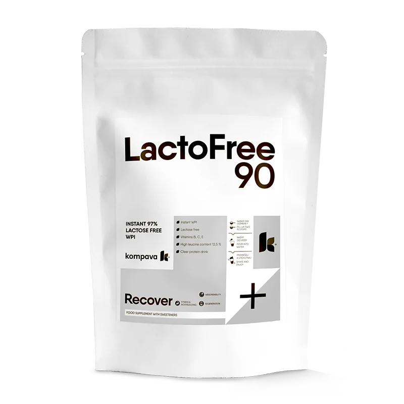 KOMPAVA LACTOFREE 90 PROTEIN VANILKA-BURBÓN 500 g